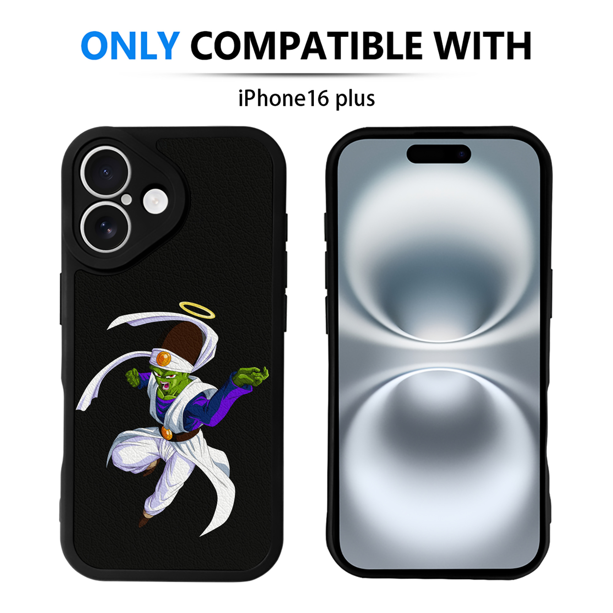 （画像用） ドラゴンボール パイクーハン DRAGON BALL Pikkon 【iPhone 16シリーズ対応】シリコンスマホケース（レザー調） 材質：シリコン